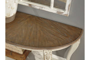 Realyn White/Brown Sofa Table - DMV FurnitureSofa Table