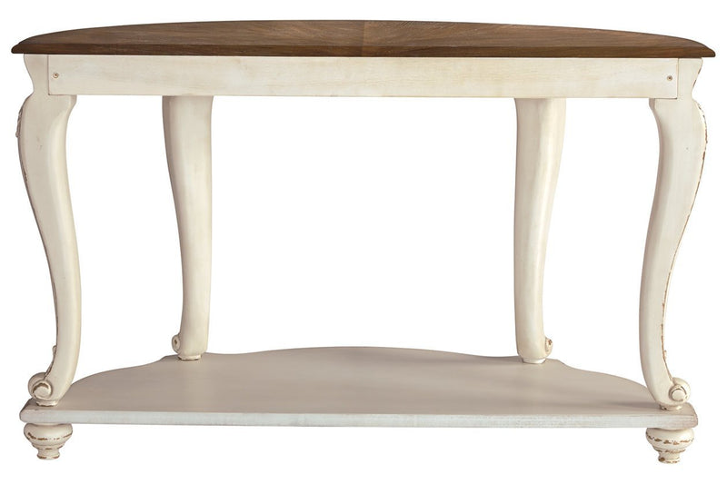 Realyn White/Brown Sofa Table - DMV FurnitureSofa Table
