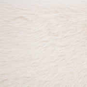 Rebecca Faux Fur Upholstered Eastern King Bed Cream - 306141KE