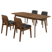 Redbridge Rectangular 5-piece Dining Set Natural Walnut - 106591-S5K