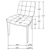 Redbridge Upholstered Dining Side Chair Walnut (Set of 2) - 106596