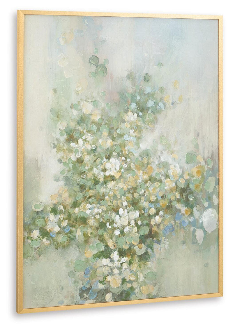 Reedster Green/Blue/Yellow Wall Art - A8000553