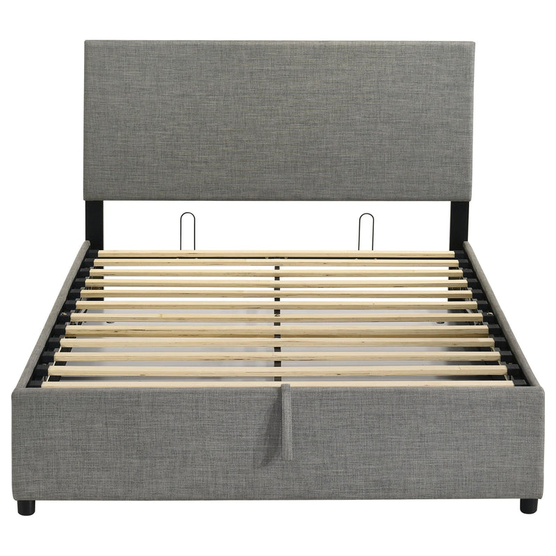 Reeves Upholstered Full Lift-Top Storage Platform Bed Grey - 315918GRYF