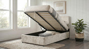 Reeves Upholstered Twin Lift-Top Storage Platform Bed Beige - 315918BGET