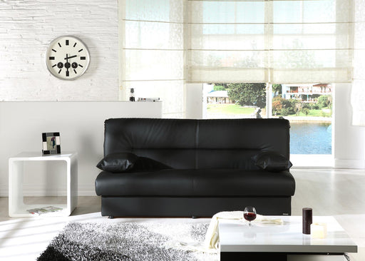 Regata 3 Seat Sleeper (Escudo Black - Pu) 1 Piece - DMV FurnitureSleeper Sofa