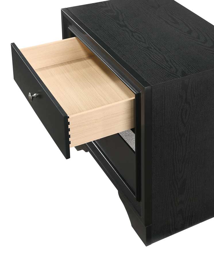 Regata Black/Silver Storage Platform Bedroom Set - DMV FurnitureBedroom Set