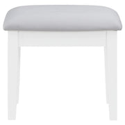 Regina Makeup Vanity Table Set with Lighting White - 930245