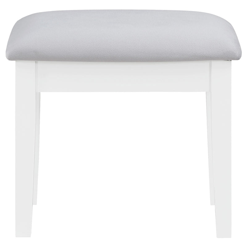 Regina Makeup Vanity Table Set with Lighting White - 930245