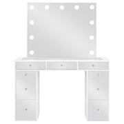 Regina Makeup Vanity Table Set with Lighting White - 930245