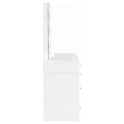 Regina Makeup Vanity Table Set with Lighting White - 930245