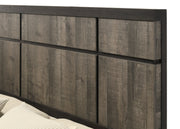 Remington Brown/Gray King Panel Bed - DMV FurnitureKing Bed