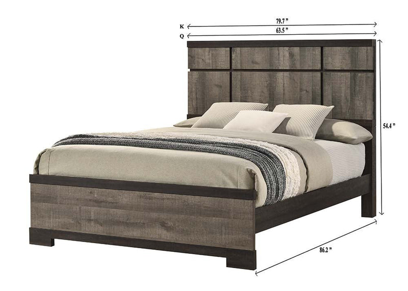 Remington Brown/Gray Panel Bedroom Set - DMV FurnitureBedroom Set