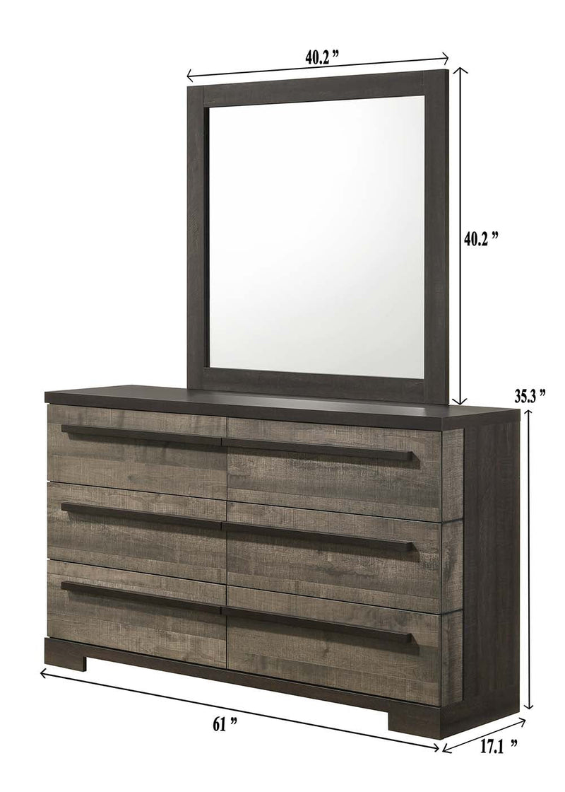Remington Brown/Gray Panel Bedroom Set - DMV FurnitureBedroom Set