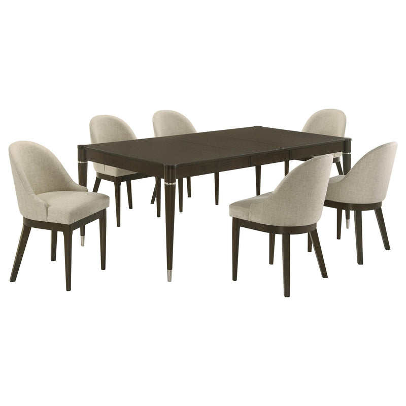 Reseda 7-piece Rectangular Dining Set Ash Brown - 193671-S7