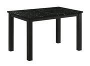 Resia Black Dining Set - DMV FurnitureDining Room Set
