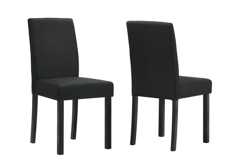 Resia Black/White Dining Set - DMV FurnitureDining Room Set