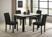 Resia Black/White Dining Set - DMV FurnitureDining Room Set