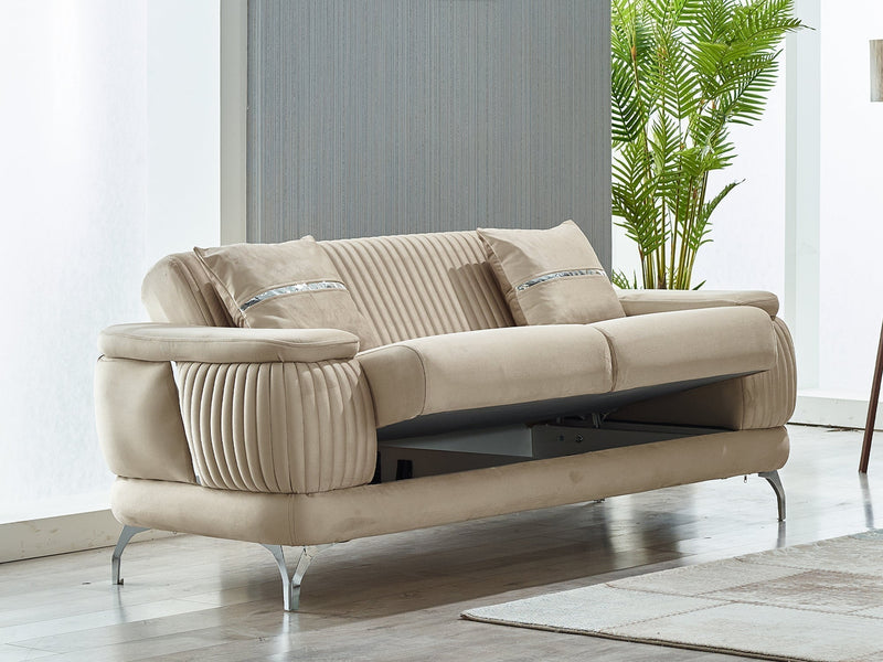 Resital 74" Wide Convertible Loveseat - Loveseat