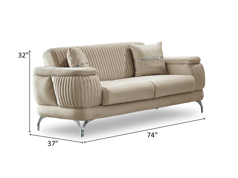 Resital 74" Wide Convertible Loveseat - Loveseat