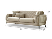 Resital 93" Wide Convertible Sofa - Sofas