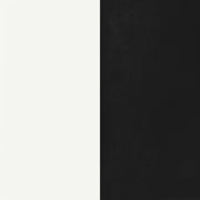 Retro 5-piece Round Dining Table Set White and Black - 2388-S5