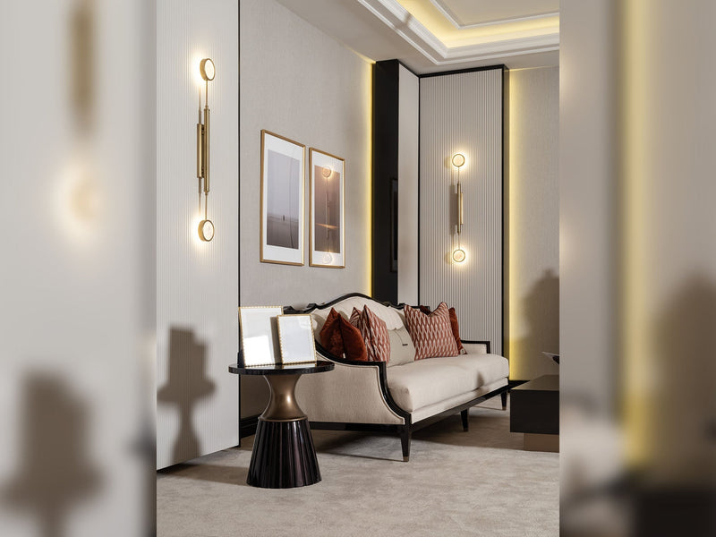 Revora 4-pieces (1 Four Seater Lux Sofa & 1 Four Seater Sofa & 2 Chair) Livingroom in Cream - Brick - 200-GAB-REV-4W411