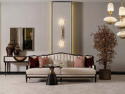 Revora 4-pieces (1 Four Seater Lux Sofa & 1 Four Seater Sofa & 2 Chair) Livingroom in Cream - Brick - 200-GAB-REV-4W411