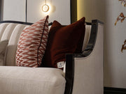 Revora 4-pieces (1 Four Seater Lux Sofa & 1 Four Seater Sofa & 2 Chair) Livingroom in Cream - Brick - 200-GAB-REV-4W411