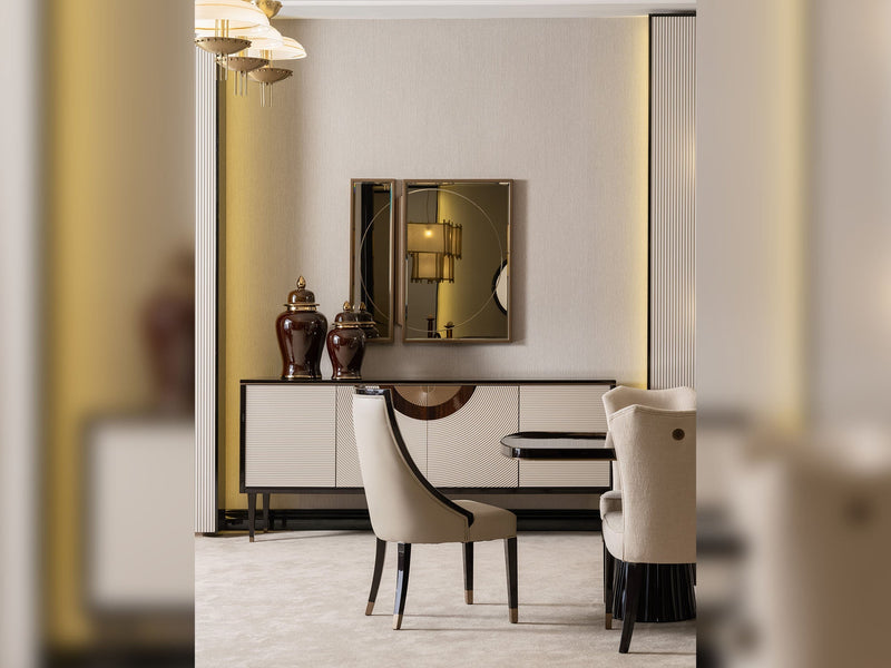 Revora Lux Dining Chair (2 PCS) in Cream - 200-GAB-REV-LDC-2