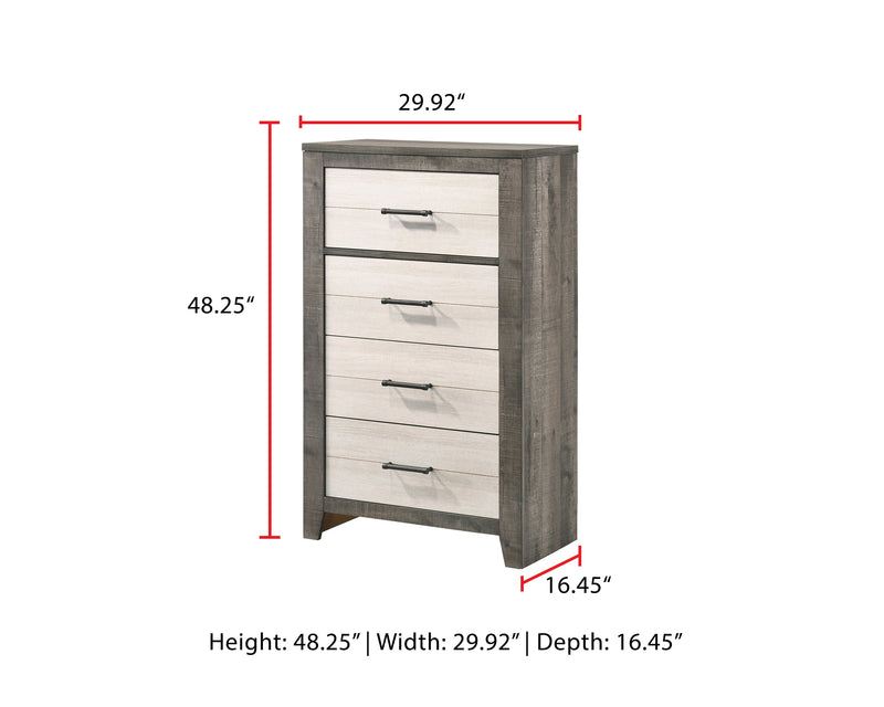 Rhett Brown/Cream LED Platform Bedroom Set - DMV FurnitureBedroom Set