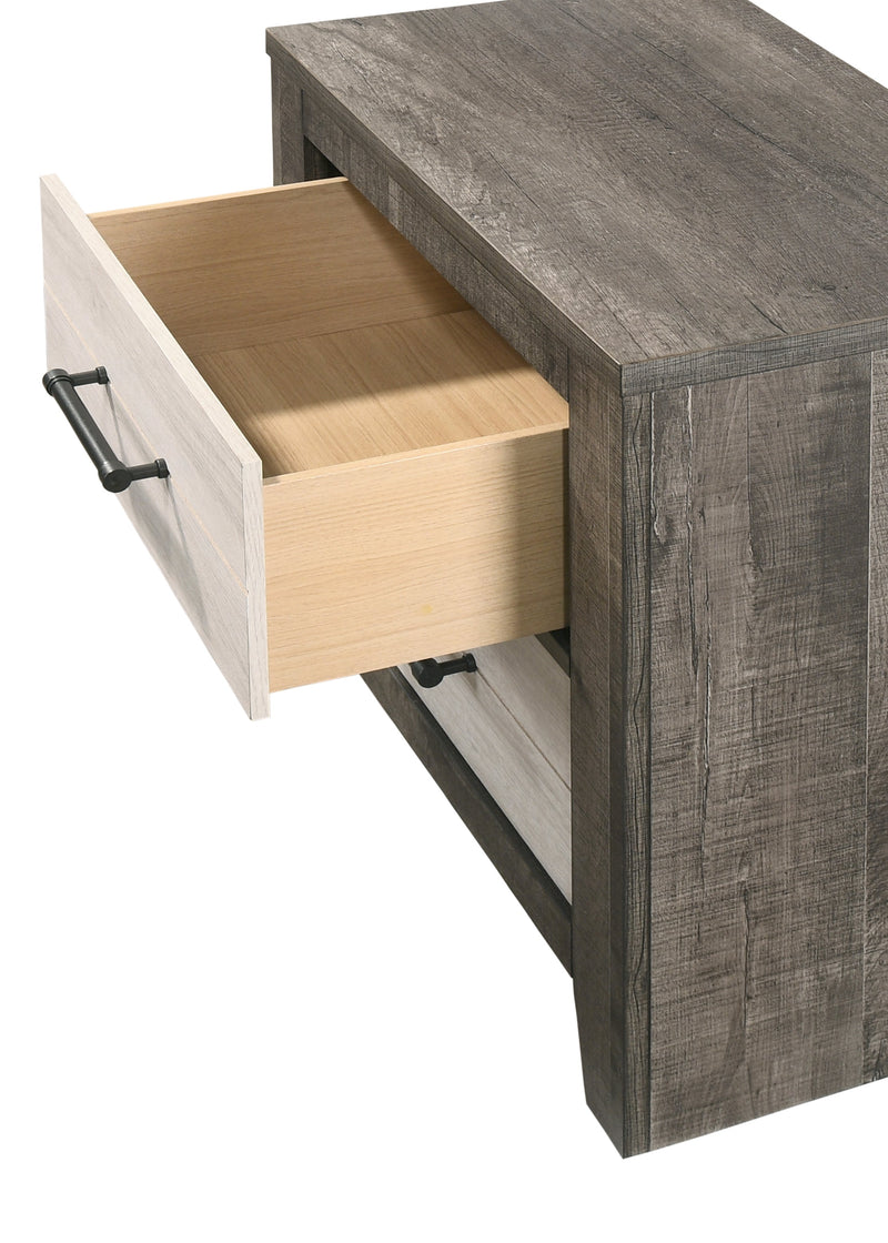 Rhett Brown/Cream LED Platform Bedroom Set - DMV FurnitureBedroom Set