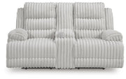 Rhines Falls Alloy Power Reclining Loveseat with Console - PC4280496