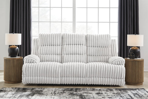 Rhines Falls Alloy Power Reclining Sofa with Drop Down Table - PC4280499