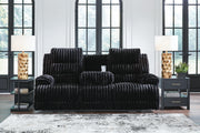 Rhines Falls Onyx Power Reclining Sofa with Drop Down Table - PC4280599