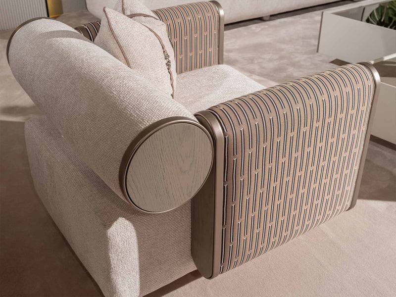 Ricamo Chair in Cream - 200-GAB-RIC-B