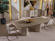 Ricamo Diningroom (Consol With Mirror & Dining Table & 6 Dining Chair) - 200-GAB-RIC-DT-6-SET