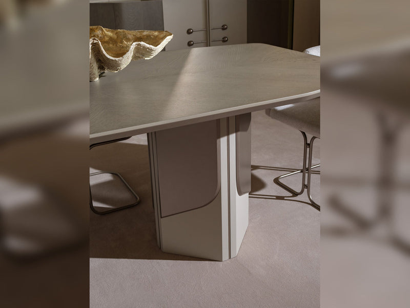 Ricamo Diningroom (Consol With Mirror & Dining Table & 6 Dining Chair) - 200-GAB-RIC-DT-6-SET