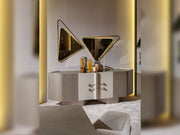 Ricamo Diningroom (Consol With Mirror & Dining Table & 6 Dining Chair) - 200-GAB-RIC-DT-6-SET