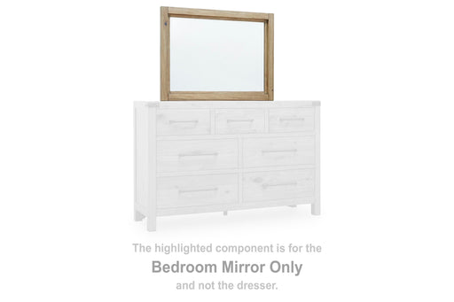 Ridgester Light Brown Bedroom Mirror - B858-36