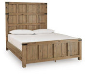Ridgester Queen Panel Bed, Dresser and Mirror - B858B3