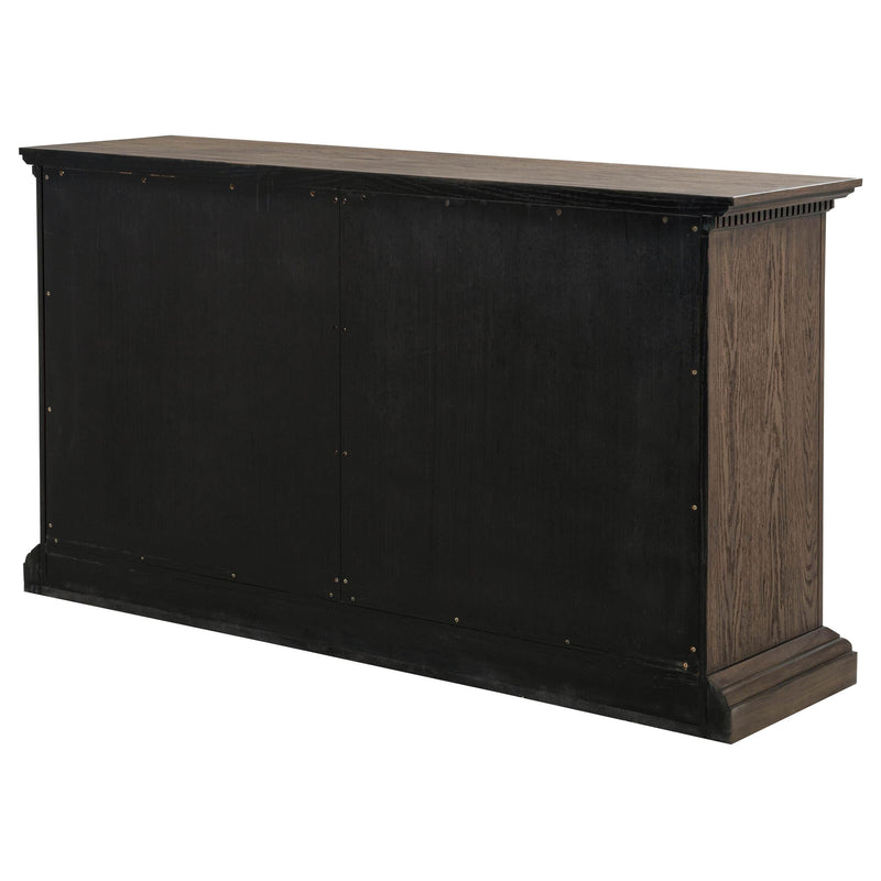 Ridgewell 2-drawer 4-door Dining Server Dark Oak - 104605