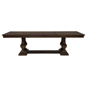 Ridgewell Rectangular Trestle Dining Table Dark Oak - 104601