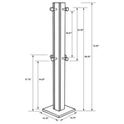 Rikkie Engineered Wood Coat Rack Walnut - 983281