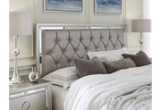 Riley Silver Full Bed - DMV FurnitureFull Bed