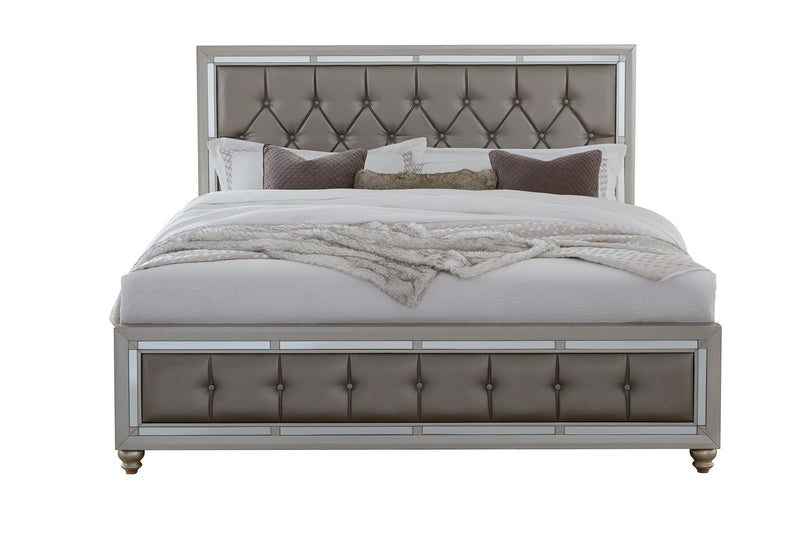Riley Silver Full Bed - DMV FurnitureFull Bed