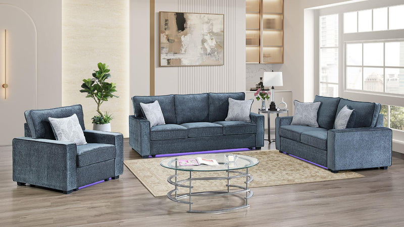 Rita Sofa in Navy - Rita Sofa in Navy
