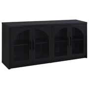 Riva 4-door Dining Sideboard Buffet Storage Credenza Black - 103895