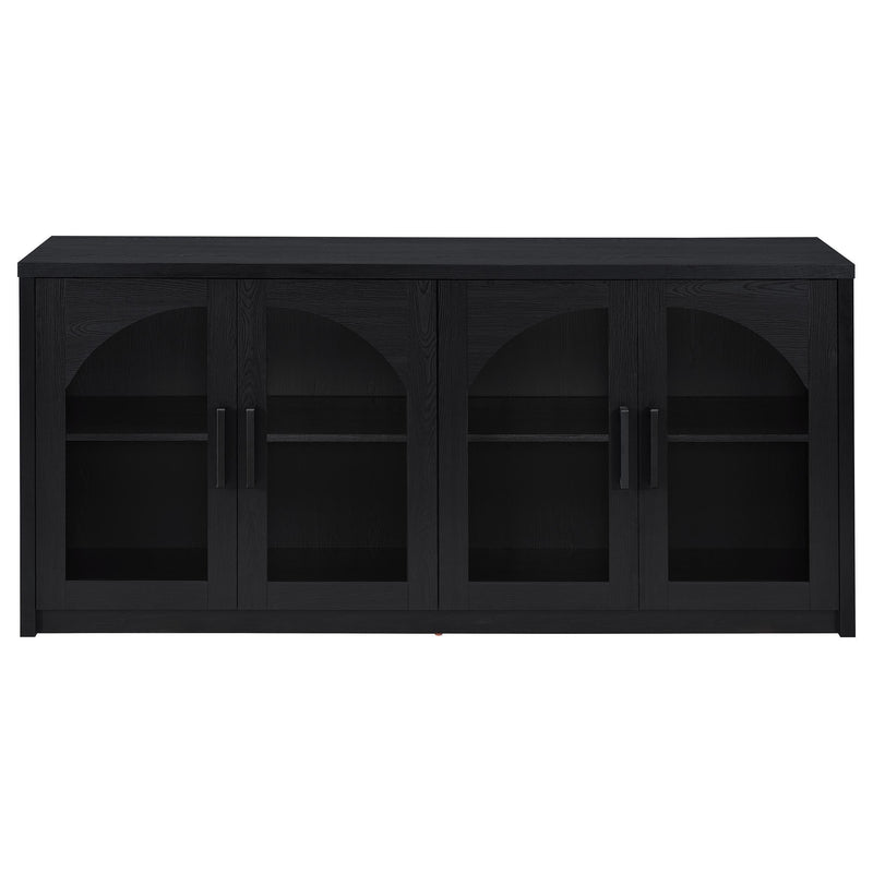 Riva 4-door Dining Sideboard Buffet Storage Credenza Black - 103895