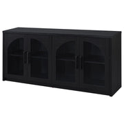 Riva 4-door Dining Sideboard Buffet Storage Credenza Black - 103895