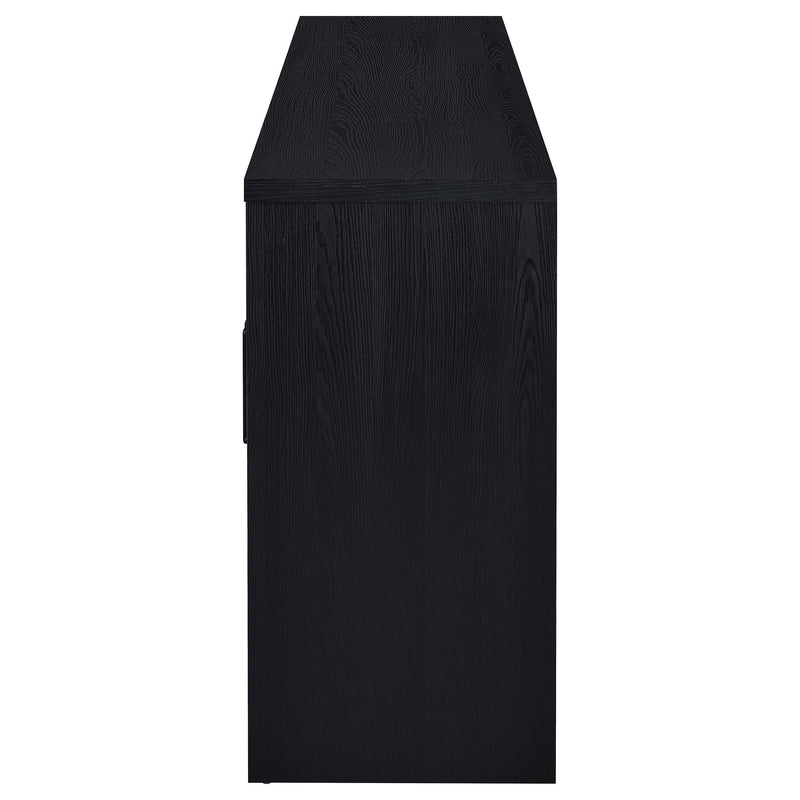 Riva 4-door Dining Sideboard Buffet Storage Credenza Black - 103895